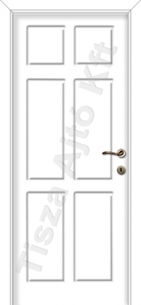 fehér festett beltéri ajtó